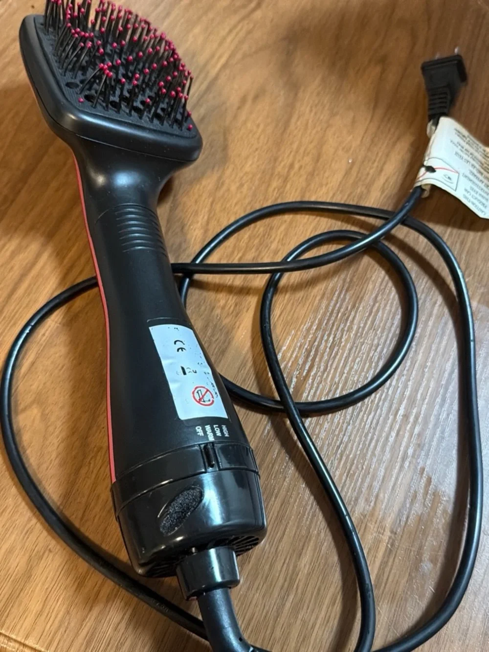 Black and Pink Wired VR/AR Handheld Controller